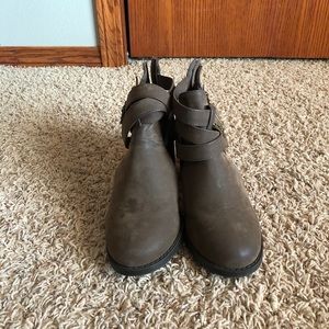 Brown ankle boots